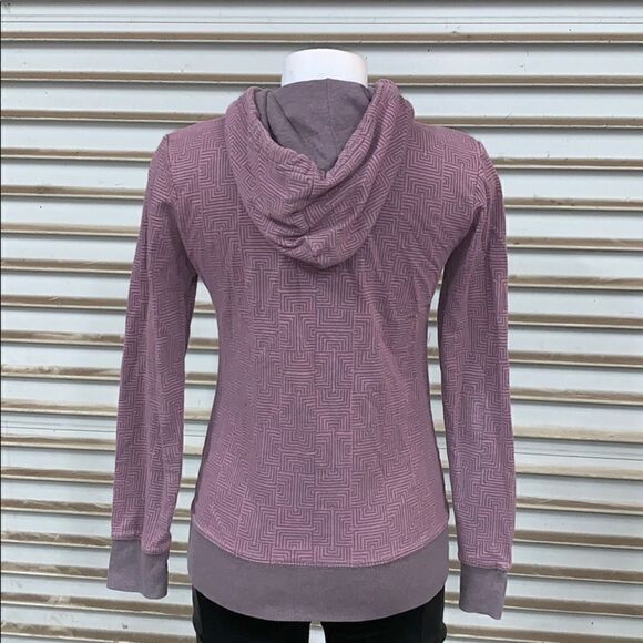 Threads 4 Thought zip up hoodie pink and gray - Picture 6 of 7